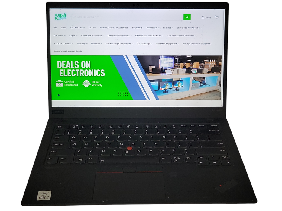 Lenovo ThinkPad X1 Core i7-10510U 1.80GHz 16GB RAM 256GB NVMe, Touch,  READ