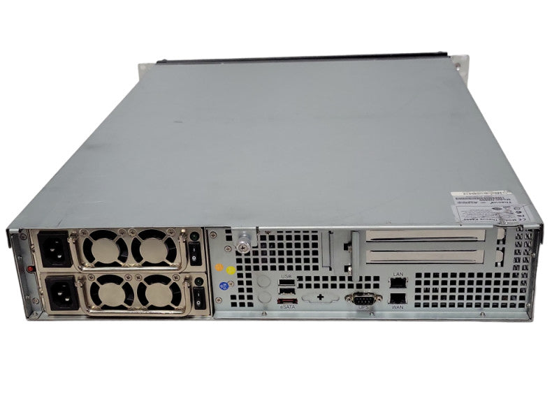 Thecus N8800 8-Bay NAS with 6x HDD Trays, No HDD, 2x PSU, READ _