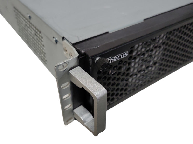 Thecus N8800 8-Bay NAS with 6x HDD Trays, No HDD, 2x PSU, READ _