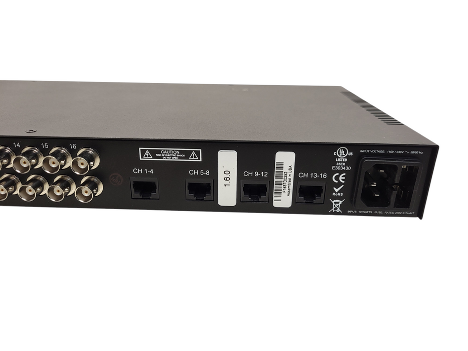 NVT NV-1672 16-Ch DigitalEQ Active Receiver Hub UTP Video READ