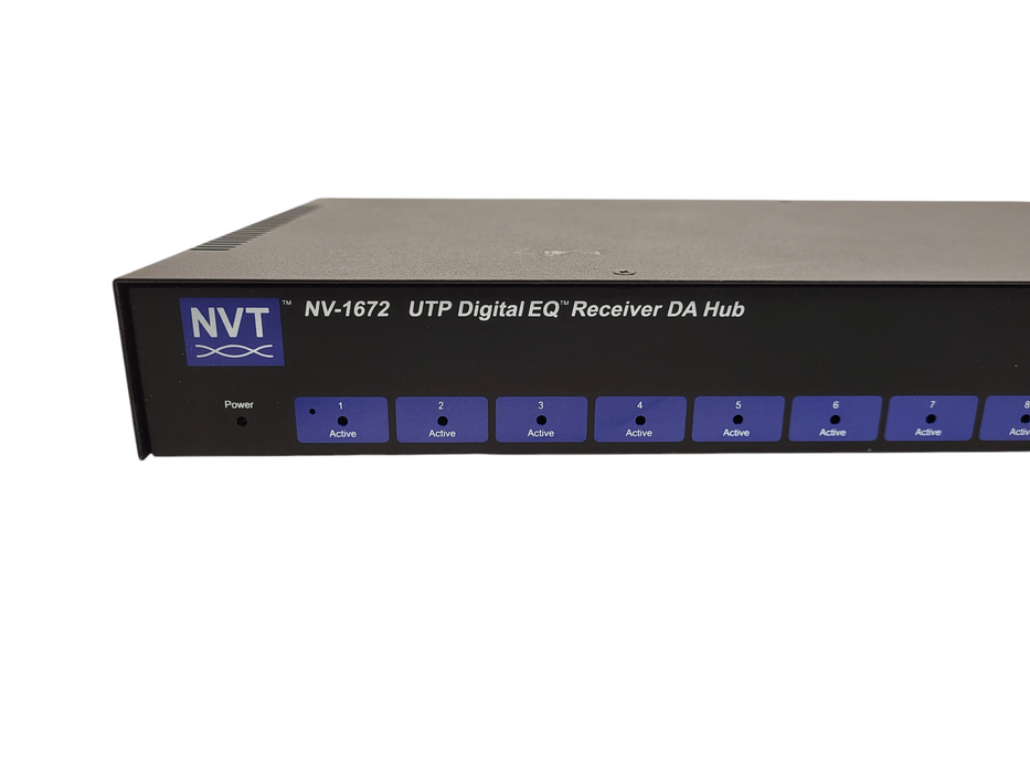 NVT NV-1672 16-Ch DigitalEQ Active Receiver Hub UTP Video READ