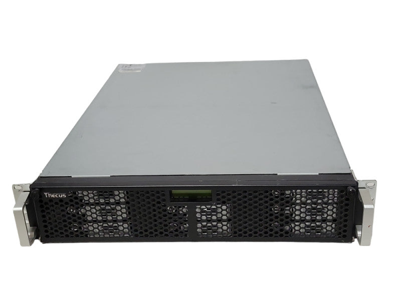 Thecus N8800 8-Bay NAS with 6x HDD Trays, No HDD, 2x PSU, READ _
