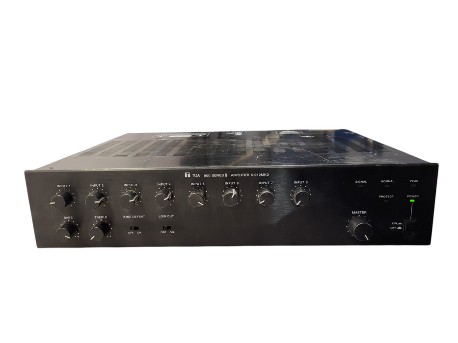 TOA 900 Series II A-912MK2 8-Channel Mixer Power Amplifier 180W