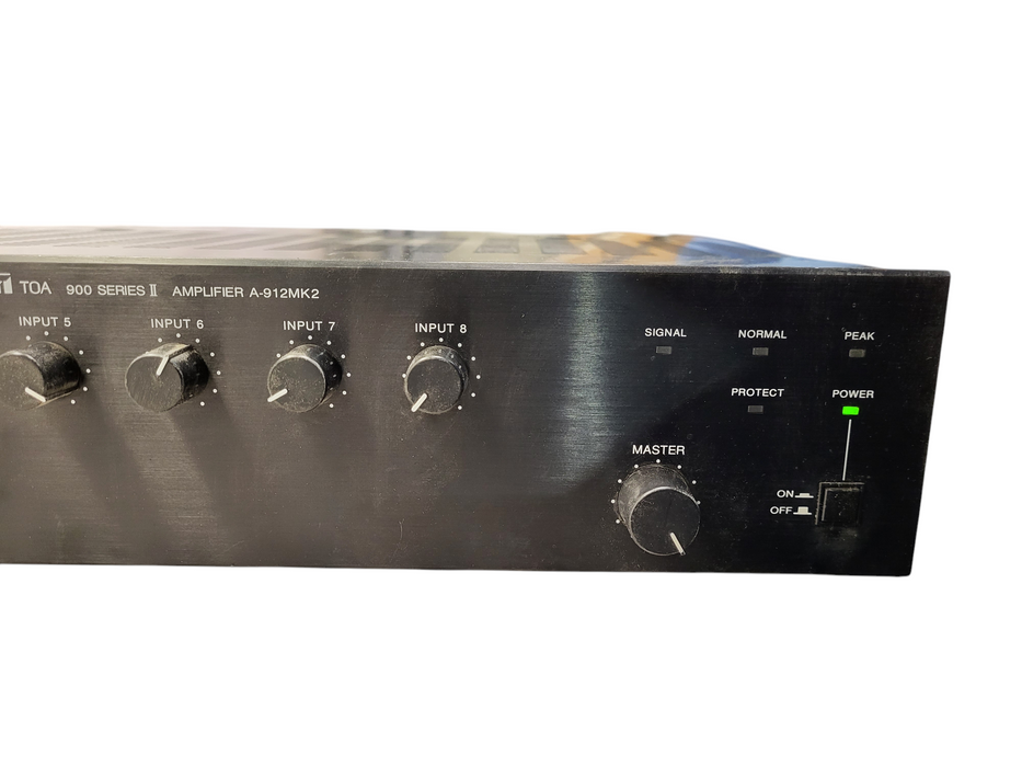 TOA 900 Series II A-912MK2 8-Channel Mixer Power Amplifier 180W