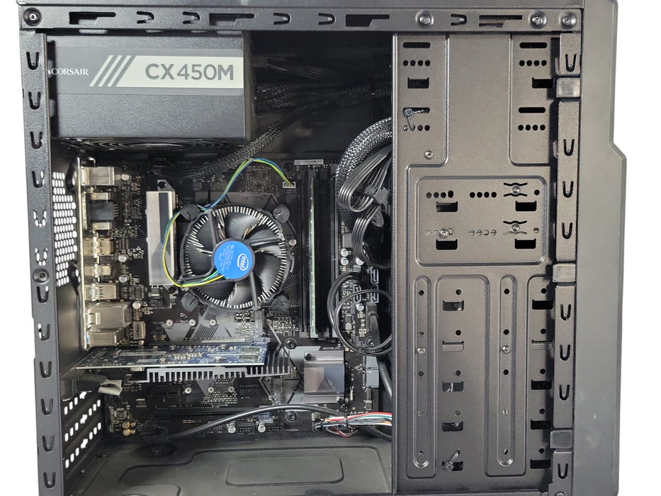 Custom/Asus Tower PC, core I5-9400F 2.90GHz, 16GB DDR4 RAM, 240GB SSD, READ