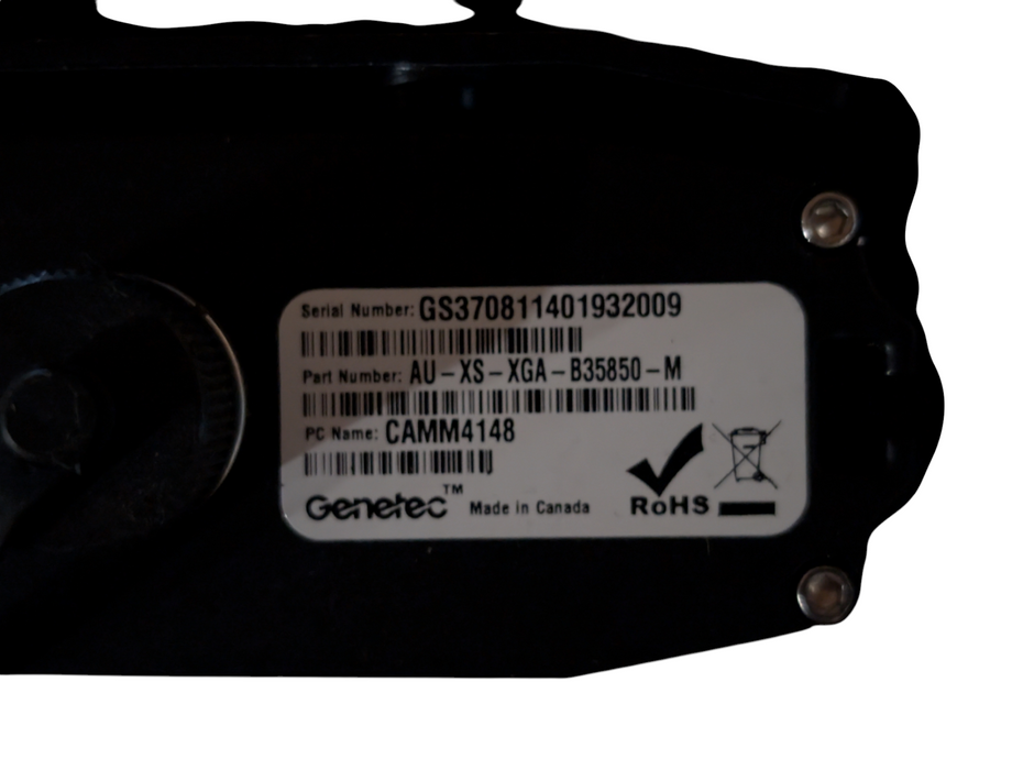 Genetec AutoVu License Plate Recognition Camera Model end 850 Q-