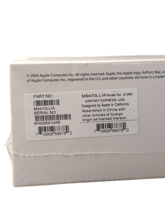 Apple AirPort Express Base Station A1084 New Sealed