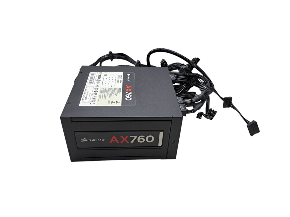 Corsair AX760 Modular ATX 760W 80+ Platinum Power Supply *Missing CPU Cable*