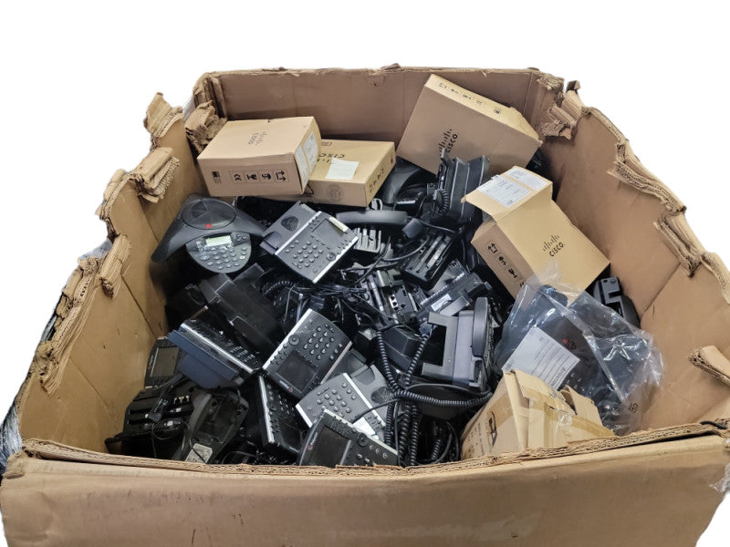 IP Phones (Polycom, Cisco, etc)| Assoterd Batch With Hundreds of IP Phones
