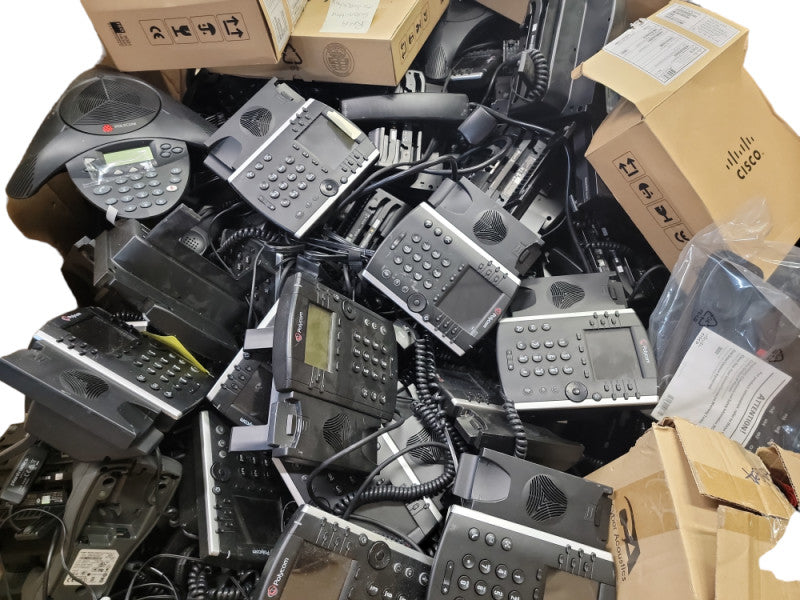 IP Phones (Polycom, Cisco, etc)| Assoterd Batch With Hundreds of IP Phones