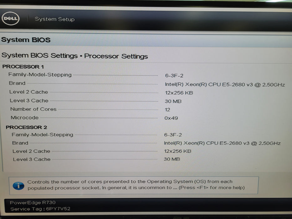 Dell PowerEdge R730 - 2x Xeon Silver E5-2680 v3 16GB DDR4 PERC H730 Mini 2x1100W
