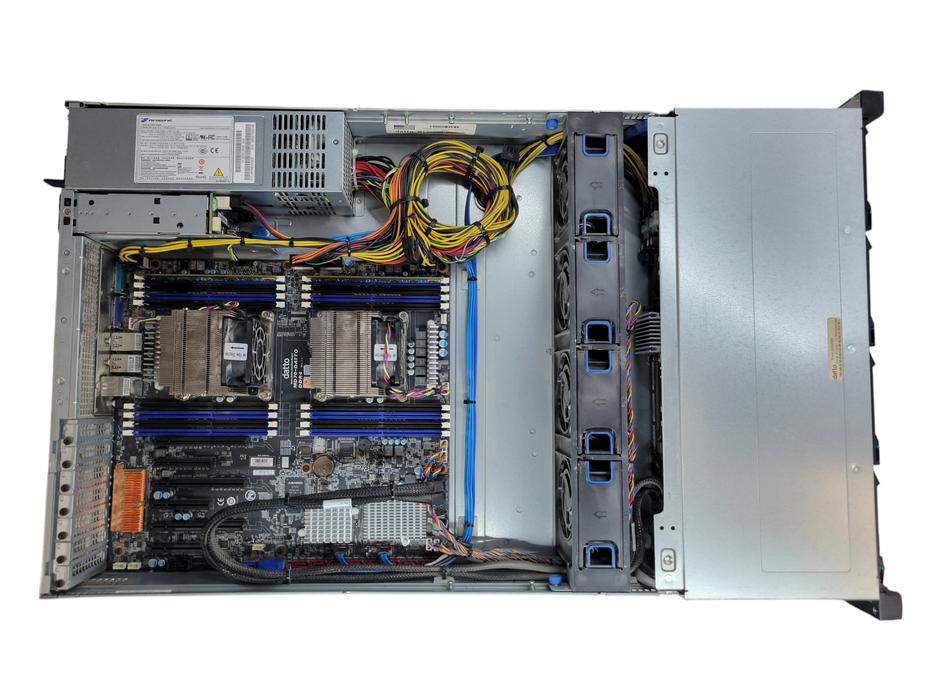 Datto S3E6000 - 2x Xeon E5-2620 v3 16GB DDR4 NO HDD AVAGO RAID 2x800W PSU