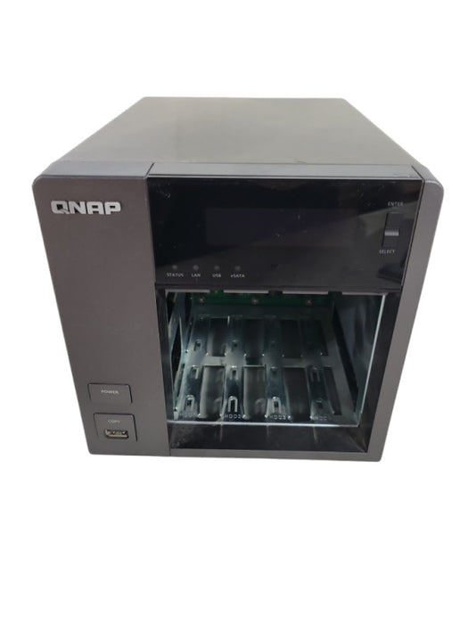 QNAP TS-419P 4 Bay NAS Enclosure NAS RAID NO Caddies NO Drives !
