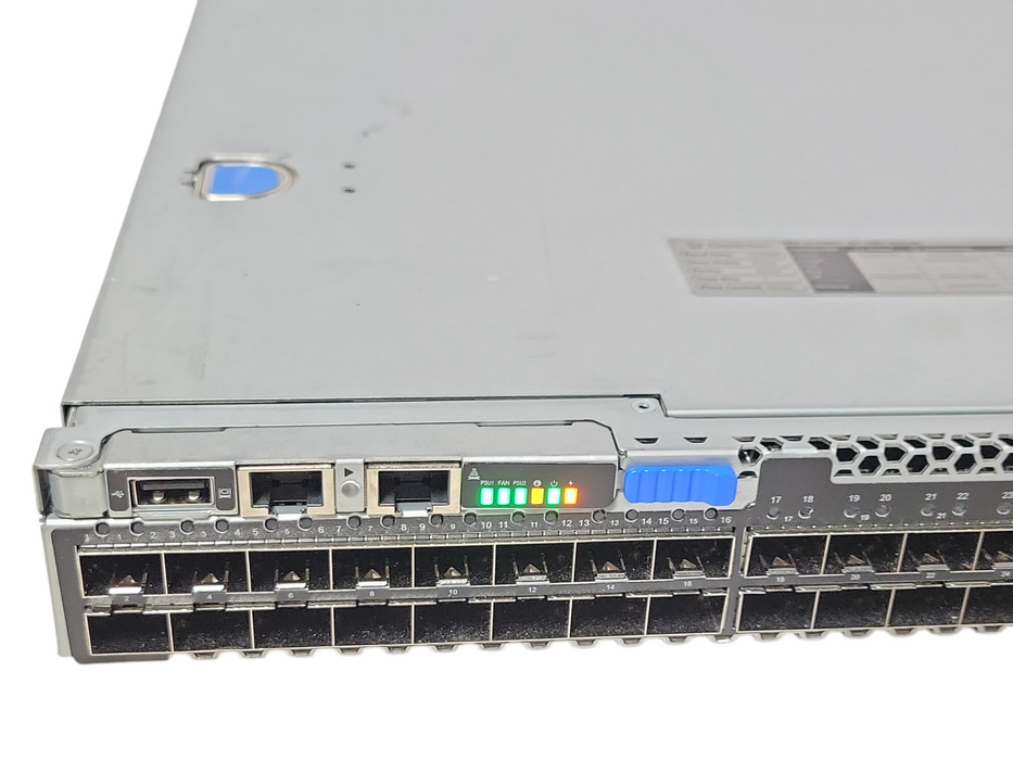 Quanta Computer IX8 56-Port Network Switch, 2x PSU, powers on, See detail