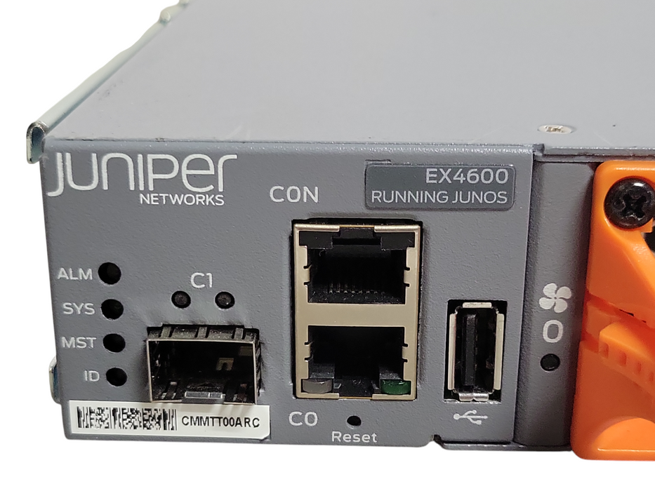 Juniper EX4600-40F-AFO 24x SFP+/SFP Ports 4x QSFP+ Ports 2x PSU, Powers on, READ