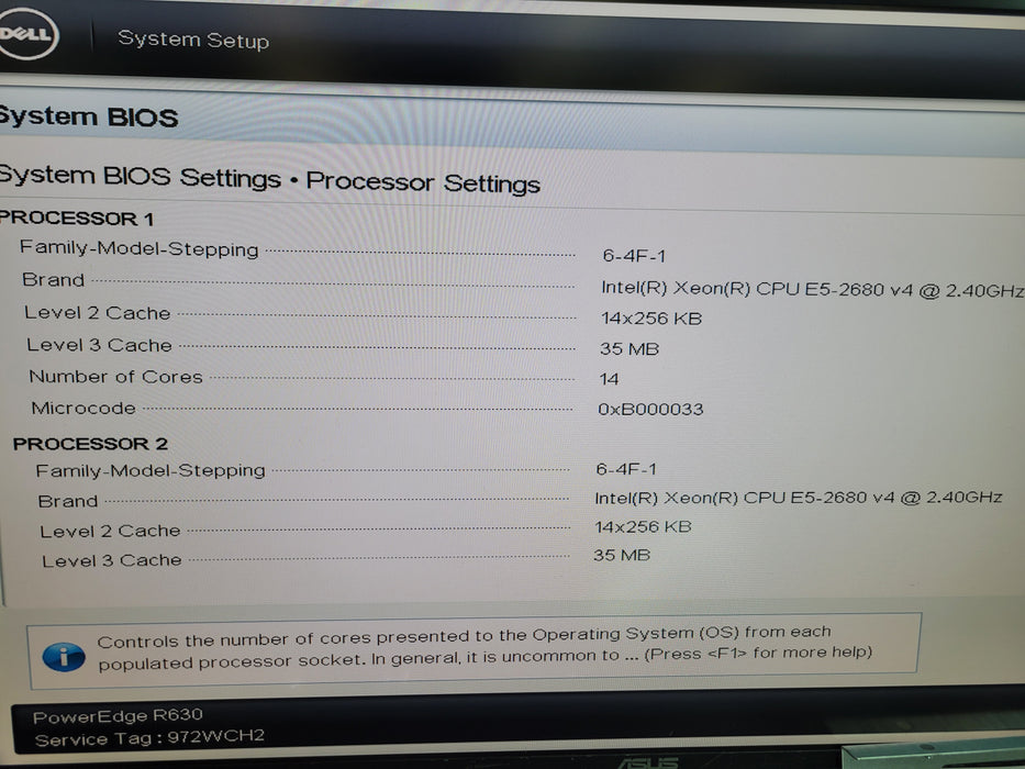 Dell PowerEdge R630 - 2x Xeon E5-2680 v4 16GB DDR4 NO HDD 2x 495W PSU