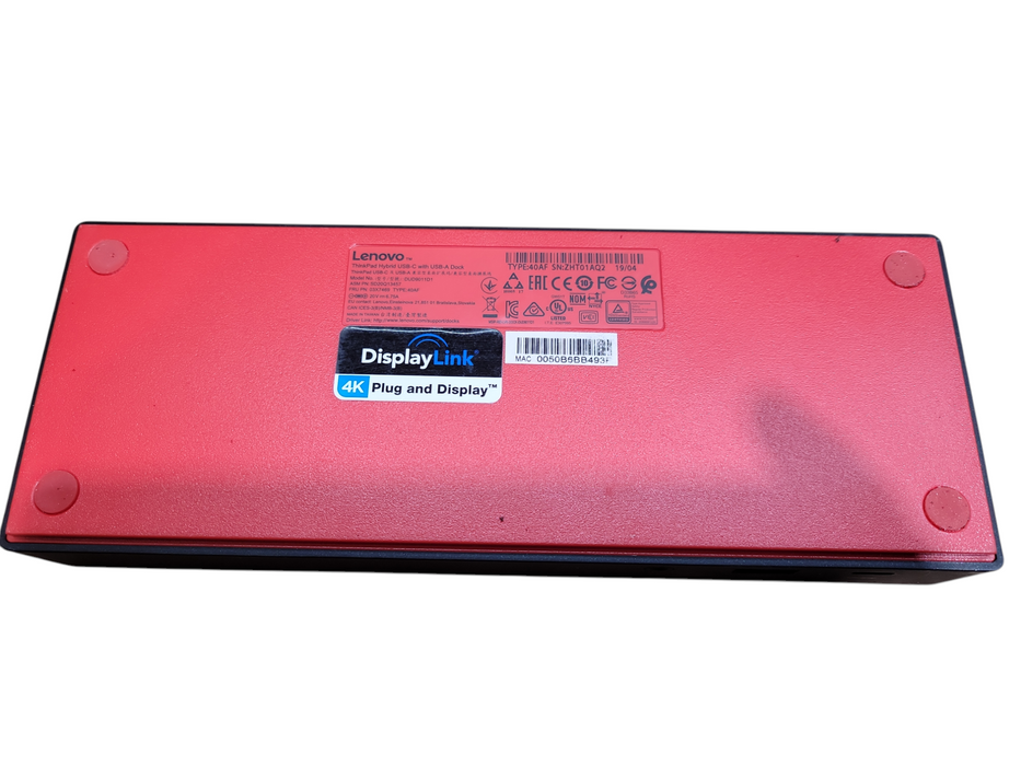Lenovo ThinkPad Hybrid USB-C USB-A Dock |DUD9011D1