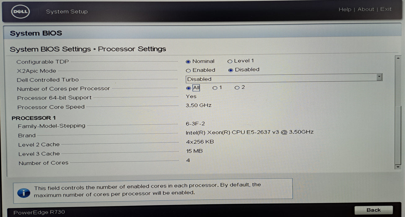 Dell PowerEdge R730 8x 2.5"| Xeon E5-2637 v3 3.5GHz, 16GB DDR4, H730 Mini *READ*