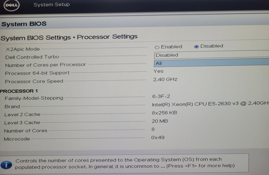 Dell R730xd 2U 24x2.5", 1x Xeon E5-2630 v3 16GB DDR4 PERC H730 Mini 2x PSU