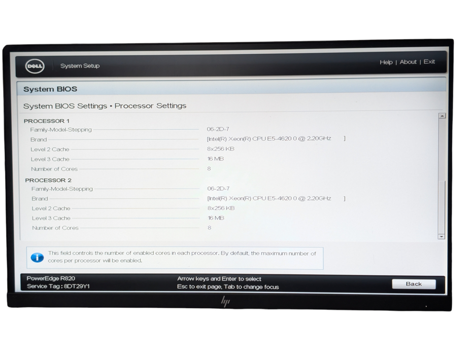 DELL PowerEdge R820 2x Intel Xeon E5-4620 0 128GB RAM