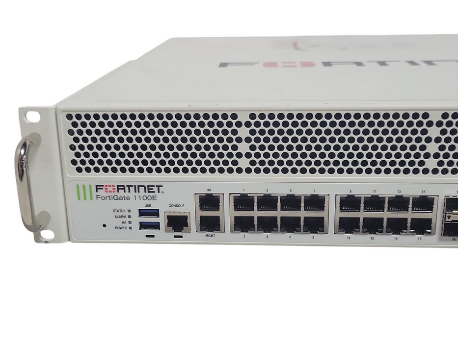 Fortinet FG-1101E FortiGate-1101E 2x40G 4x25G 4x10G 24xGE Firewall, 2x PSU, READ