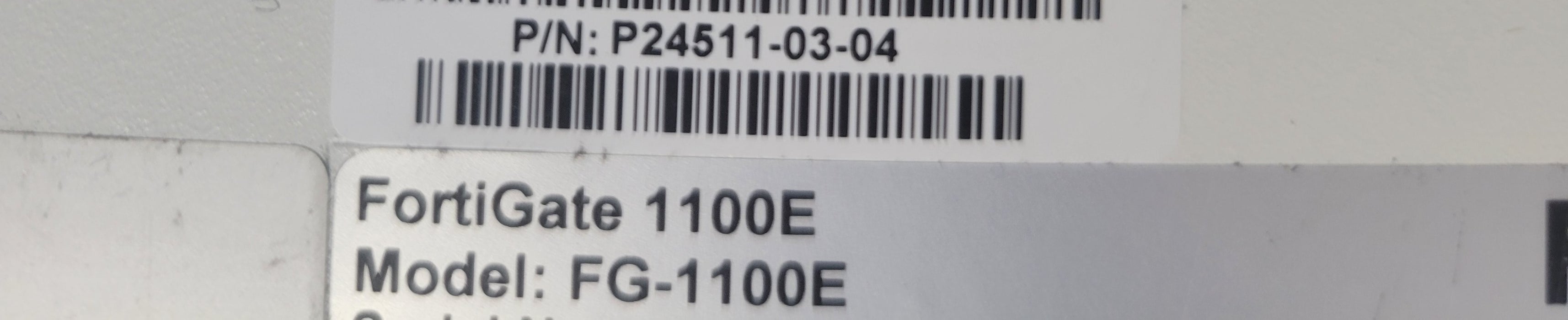 Fortinet FG-1101E FortiGate-1101E 2x40G 4x25G 4x10G 24xGE Firewall, 2x PSU, READ