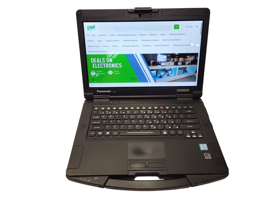Panasonic Toughbook FZ-55 Touch Intel Core i5-8365U, 16GB DDR4, 256GB SSD, 1150H