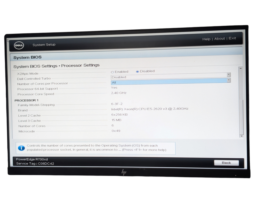 DELL PowerEdge R730xd Intel Xeon E5-2620 v3 32GB RAM