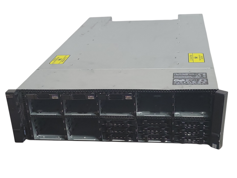 Dell EMC SC5020F Storage Array 2x E18M001 Controllers 128GB DDR4 2x PSU, READ