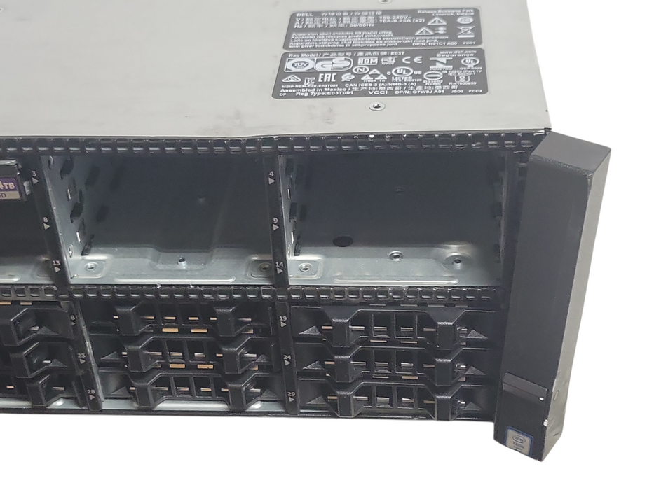 Dell EMC SC5020F Storage Array 2x E18M001 Controllers 128GB DDR4 2x PSU, READ