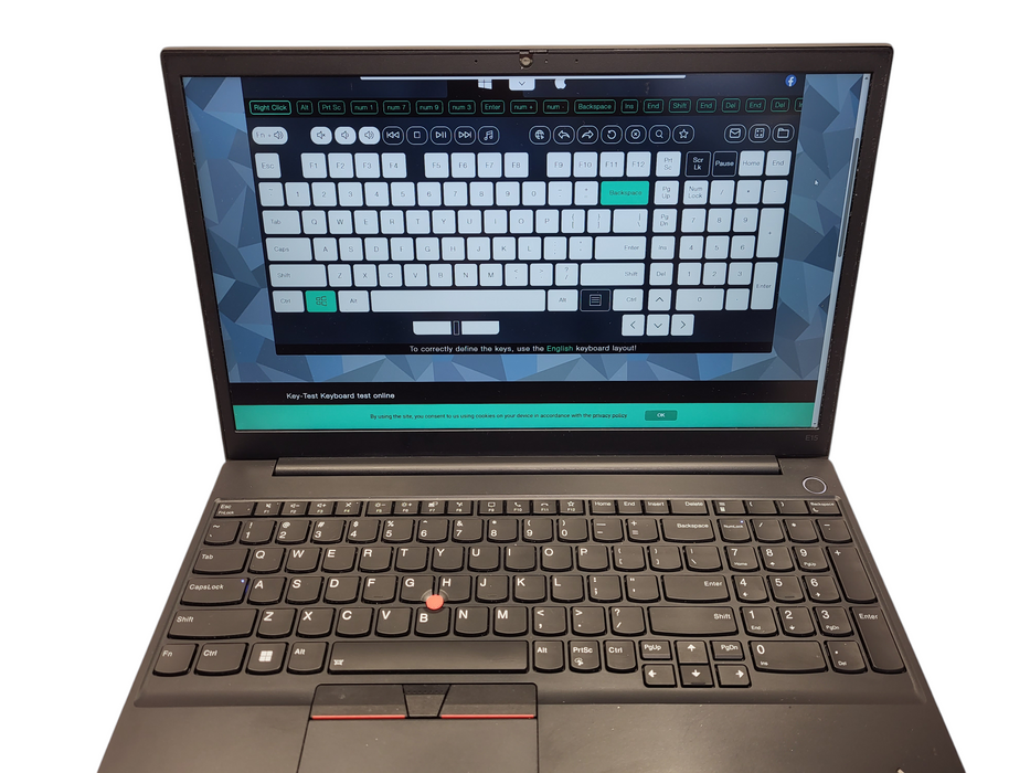 Lenovo ThinkPad E15 Gen2 - Core i7-1165G7 16GB DDR4 256GB NVMe READ