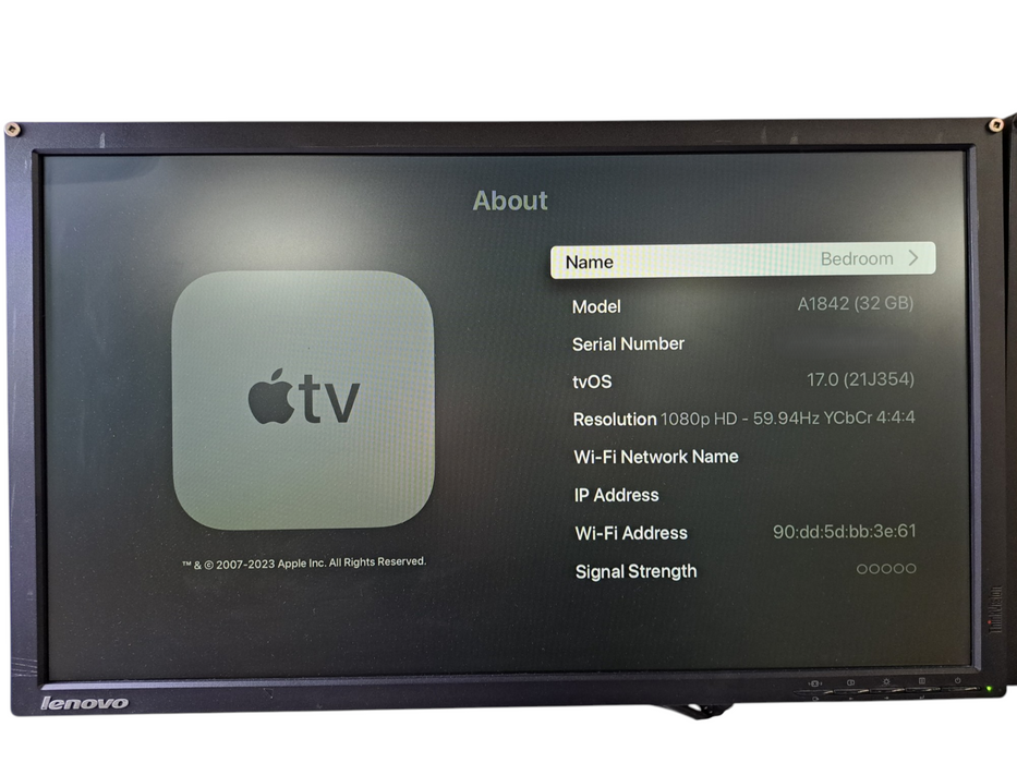 Apple TV 4K 32GB Media Streamer A1842 | Tested *No REMOTE*