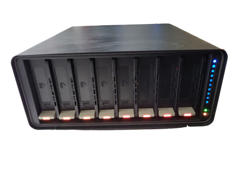 Data Robotics Drobo Pro DRPR1-A NAS 8-Bay Storage Array, No HDDs READ $