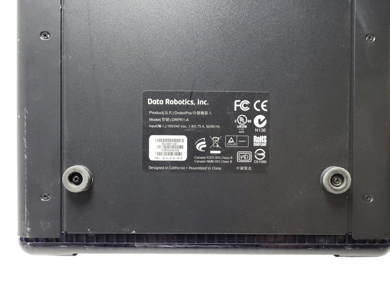 Data Robotics Drobo Pro DRPR1-A NAS 8-Bay Storage Array, No HDDs READ $