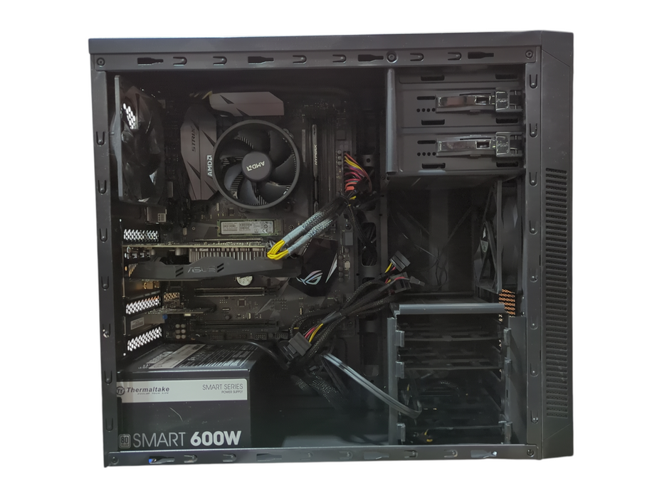 Custom PC, ROG STRIX B350-F Gaming, Ryzen 7 1700, 8GB DDR4, 256GB NVMe, GTX1060