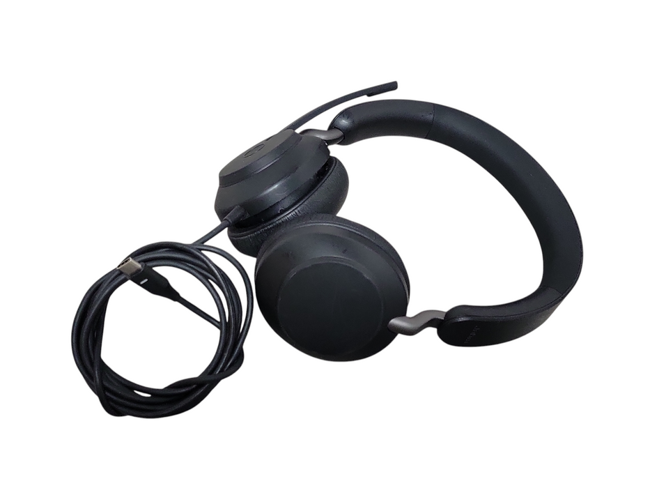 Jabra USB-C Wired Black Headphones with case