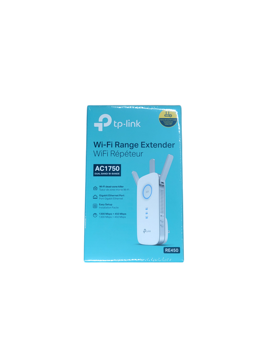 (NEW) TP-Link AC1750 Gigabit Wi-Fi Range Extender RE450