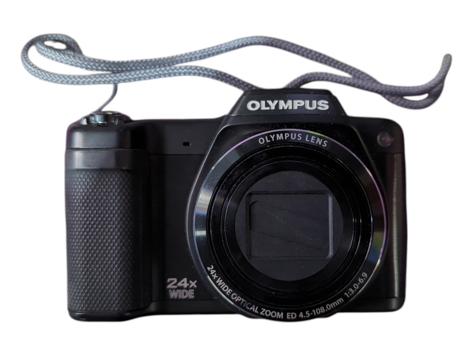 Olympus Stylus SZ-15 16.0MP Digital Camera w/ 32GB SD Card, Battery, Case