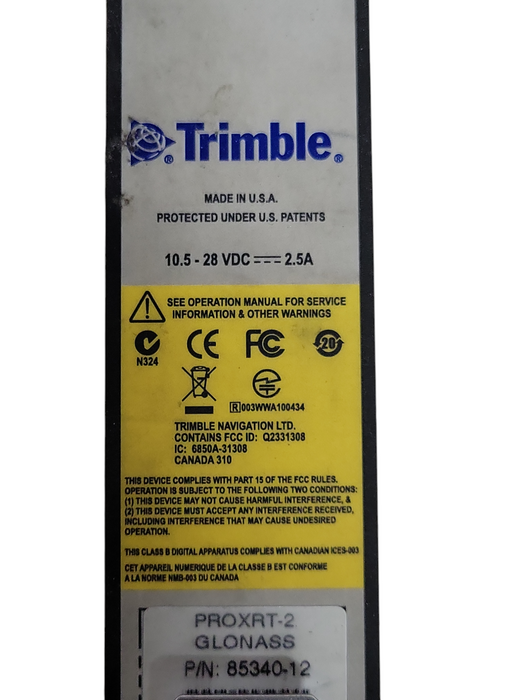 Trimble PROXRT-2 GLONASS  85340-12 only, READ