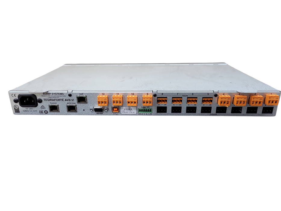 Biamp Systems Tesiraforte AVB VI Digital Audio Signal Processor