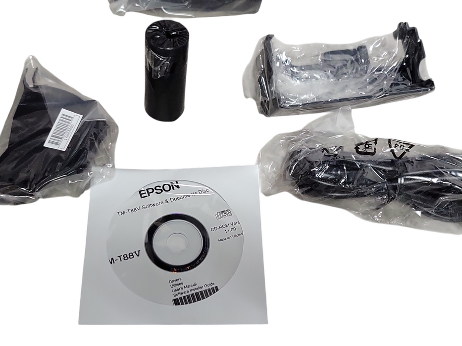 Open-Box Epson TM-T88V M244A Network port and USB port, With PWR Adapter.