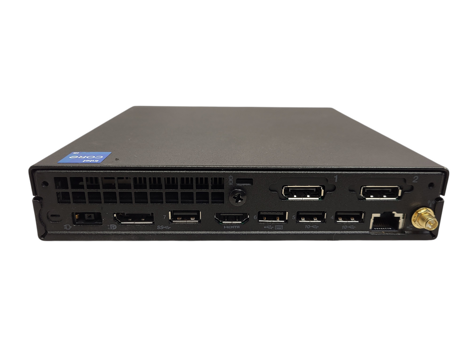 Lenovo ThinkCentre M70q Gen3 Core i5-12400T CPU 16GB RAM 256GB NVMe No AC
