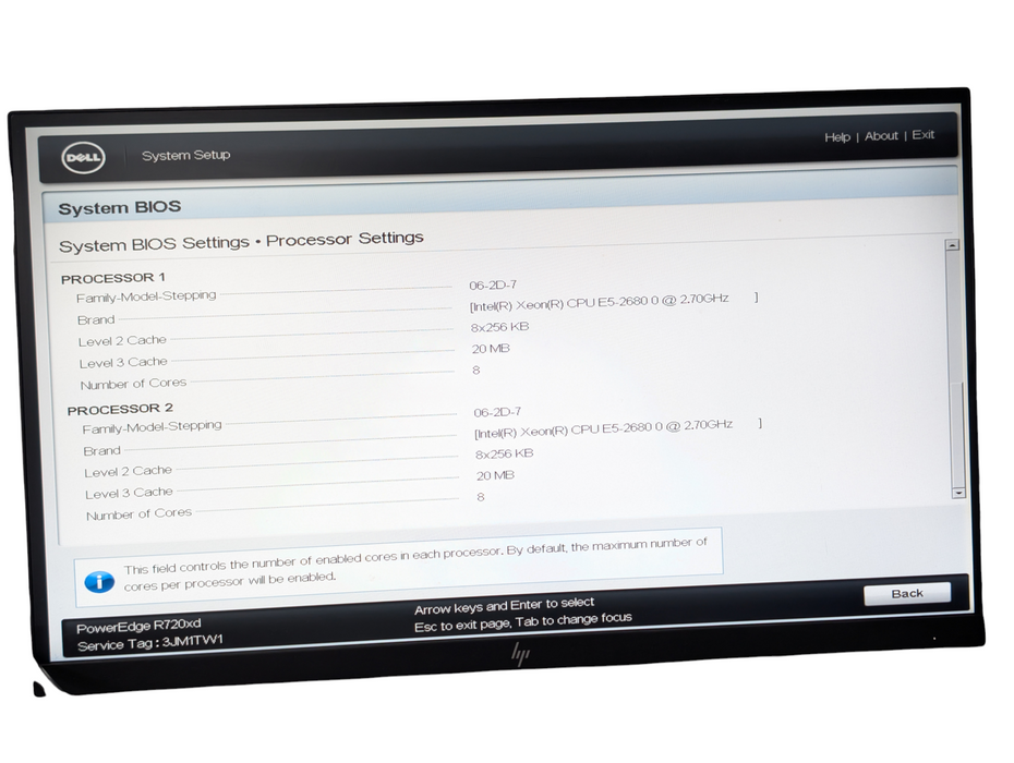 DELL PowerEdge R720xd 2x Intel Xeon E5-2680 0 64GB RAM 22x 300GB SAS HDDs