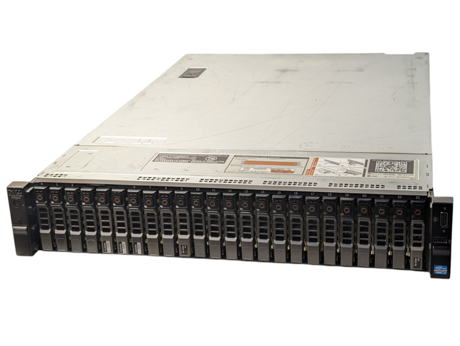 DELL PowerEdge R720xd 2x Intel Xeon E5-2680 0 64GB RAM 22x 300GB SAS HDDs