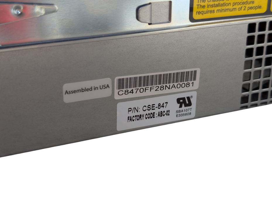 Supermicro 847E2C-R1K23JBOD SAS3 44-Bay JBOD SAS Expander CSE-PTJBOD-CB3 2x1200W