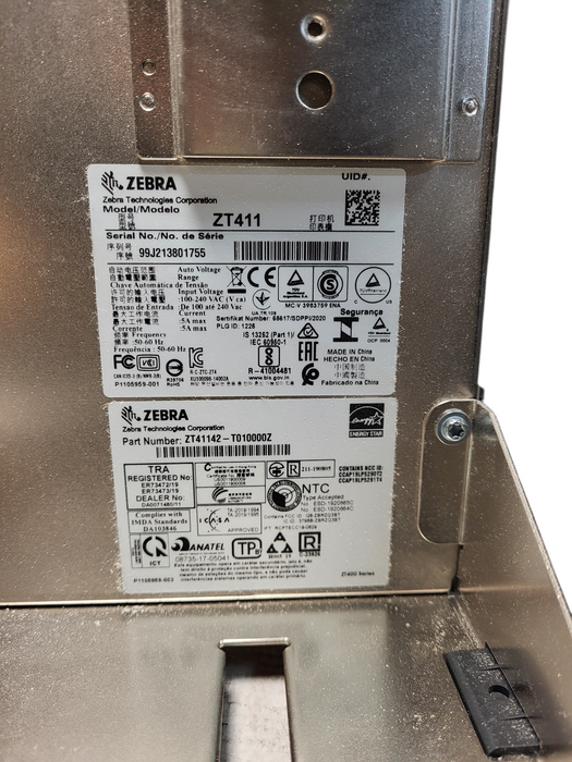 Zebra ZT411 Thermal Label Printer ZT41142-T010000Z READ