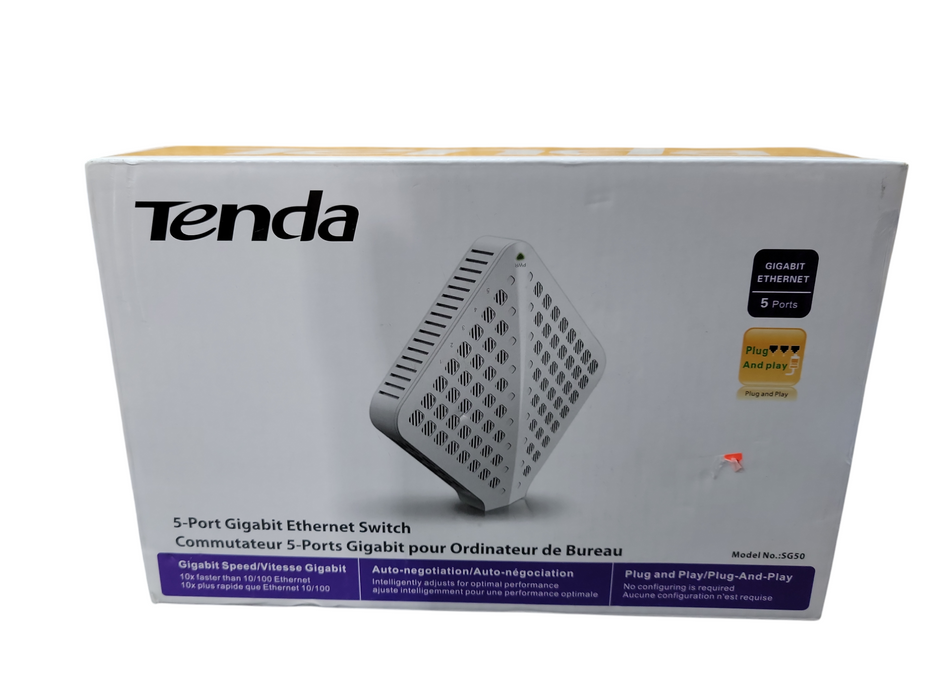 Tenda 5-Port Ethernet Network Switch 5 x 10/100/1000Mbps