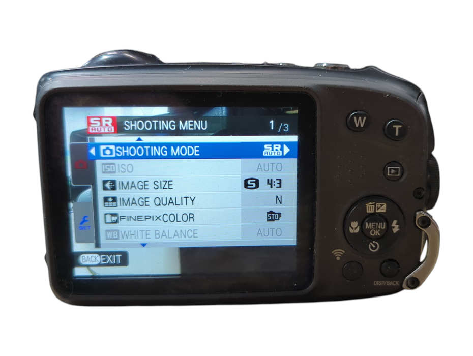 Fujifilm FinePix XP120 16.4MP Digital Camera Blue w/ Battery