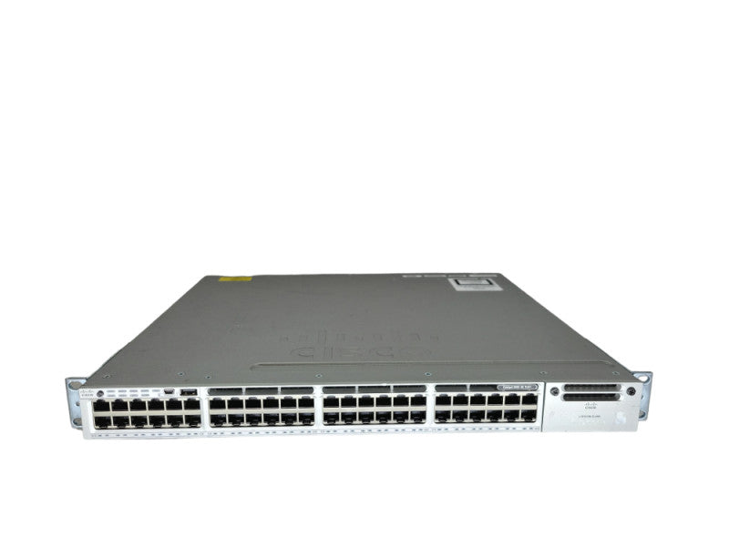 Cisco WS-C3850-48P-S | 48-Port Gigabit PoE+ Switch | 2x 715W PSU Q%
