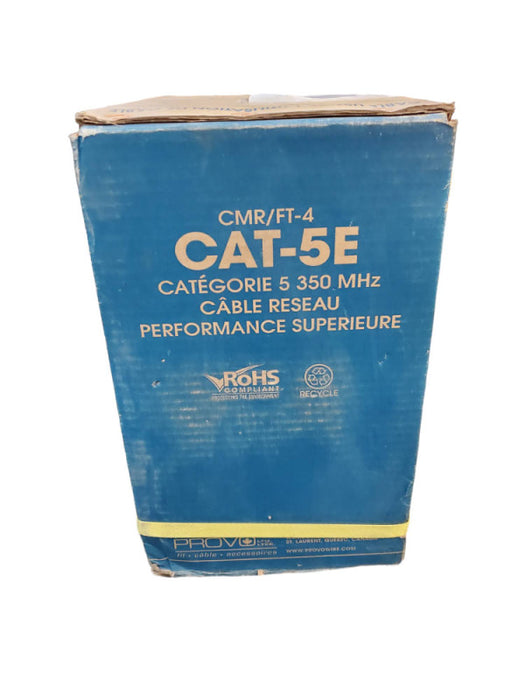 PROV CMR/FT-4 CAT-5E Black Network Cable ~270m Spool @